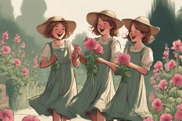 Hollyhock Memories: Dancing with the Ladies