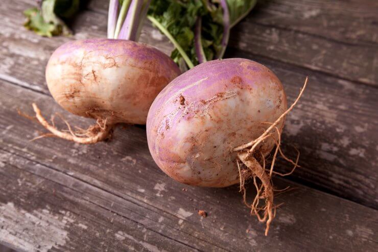 Turnips on a Table