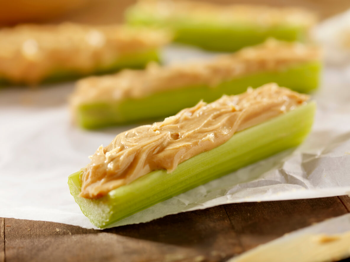 Classic Celery and Peanut Butter Snack