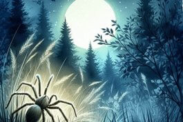 Glowing Guardians of the Night: The Wolf Spider Spectacle