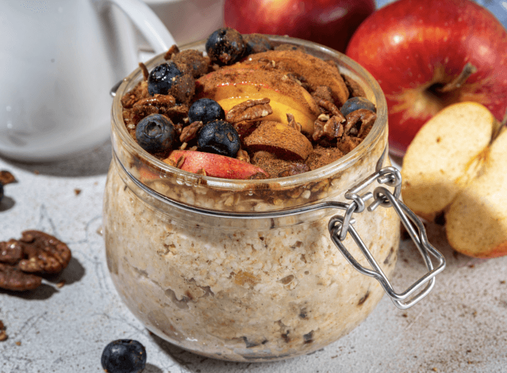 apple cinnamon overnight oats