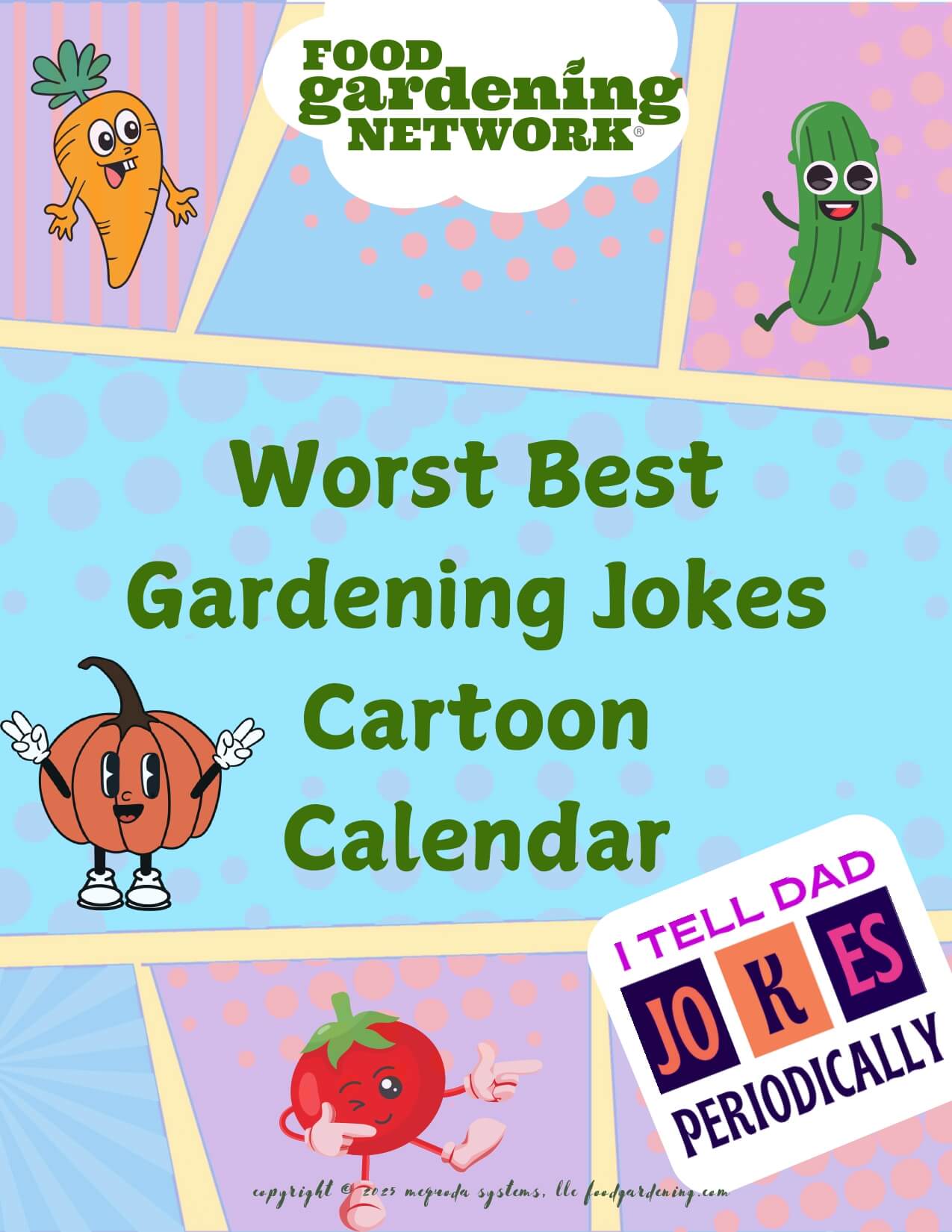 FGN Worst Best Gardening Jokes Cartoon Calendar