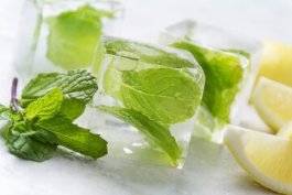 Herb-Infused Ice Cubes