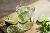 Mint-Lime Sparkler Mocktail