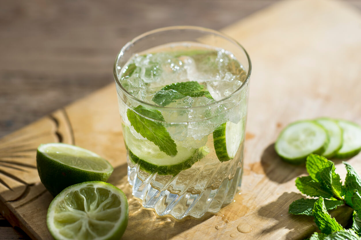 Mint-Lime Sparkler Mocktail