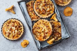 Mushroom and Goat Cheese Tart