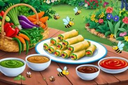 Springtime in Every Bite: The Garden-Fresh Magic of Vegetable Spring Rolls