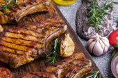 Maple & Mustard Herb Rub for Pork Chops