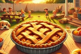 Dad’s Cinnamon Peach Pie Recipe