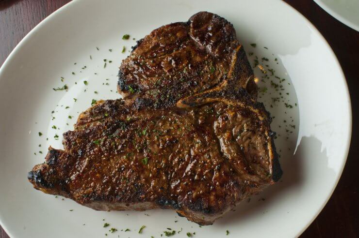 A grass fed angus beef steaks. 