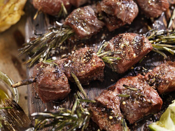 Rosemary Beef Skewers