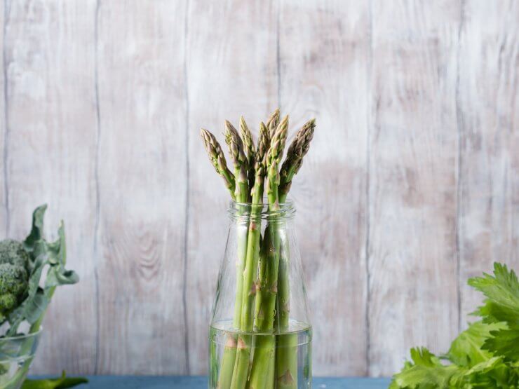 asparagus in a bottle