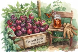 Purple Mysteries in the Garden