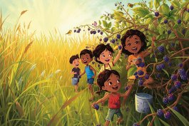 Buckets, Brambles, and Purple-Stained Smiles